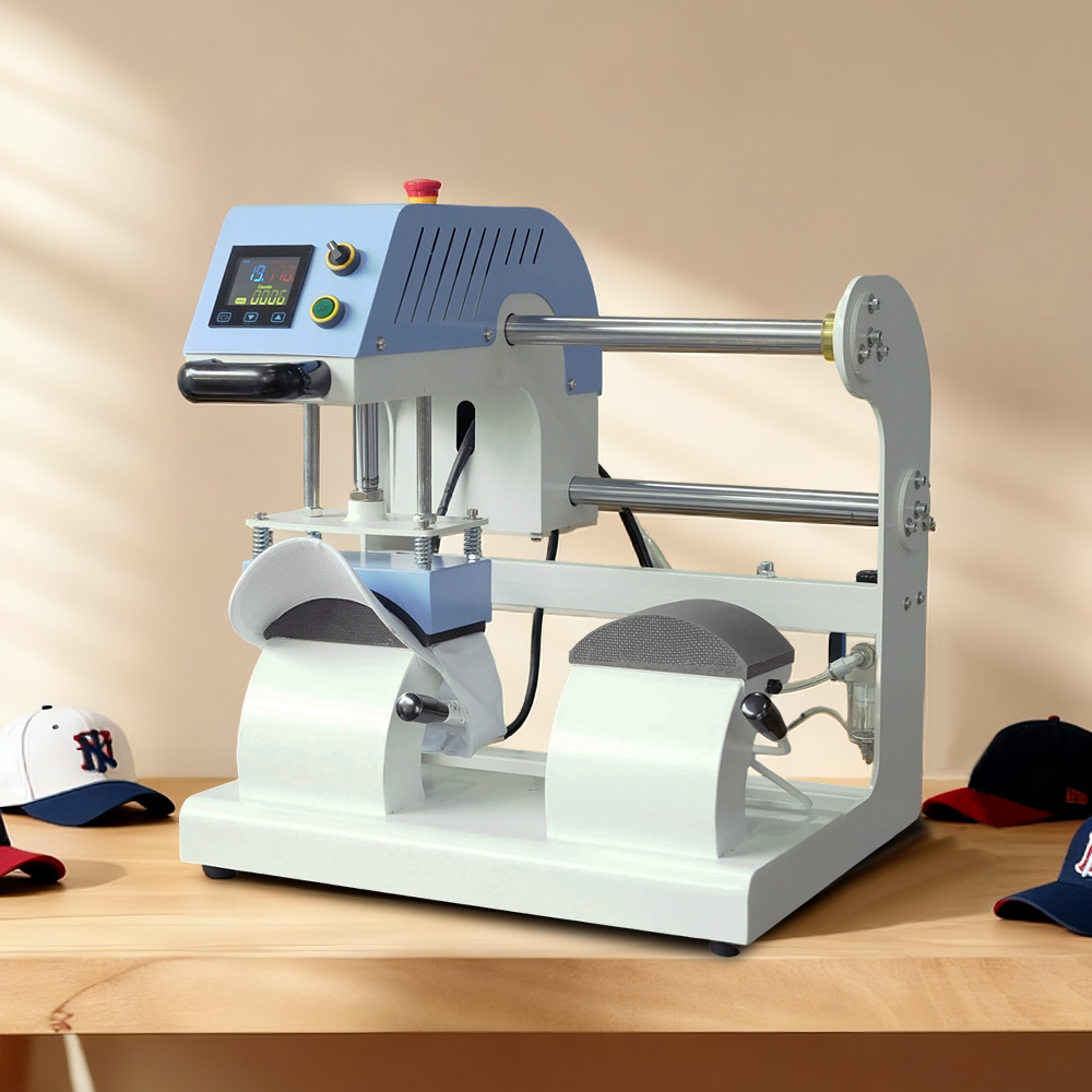 Commercial Grade Printing Press - Commercial Grade Pneumatic Dual Platen Cap