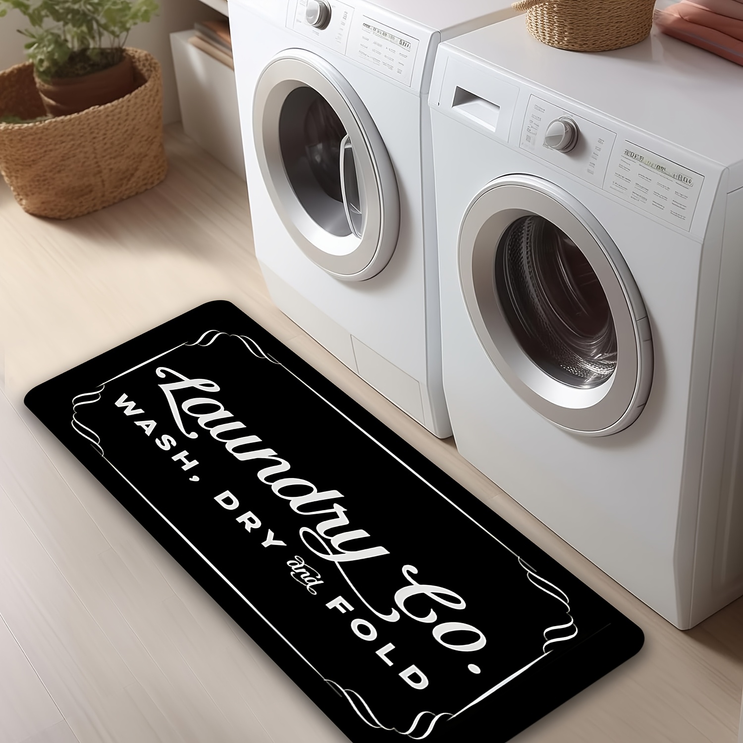 Commercial Printing Co - Vintage Border Laundry Co Quote Print
