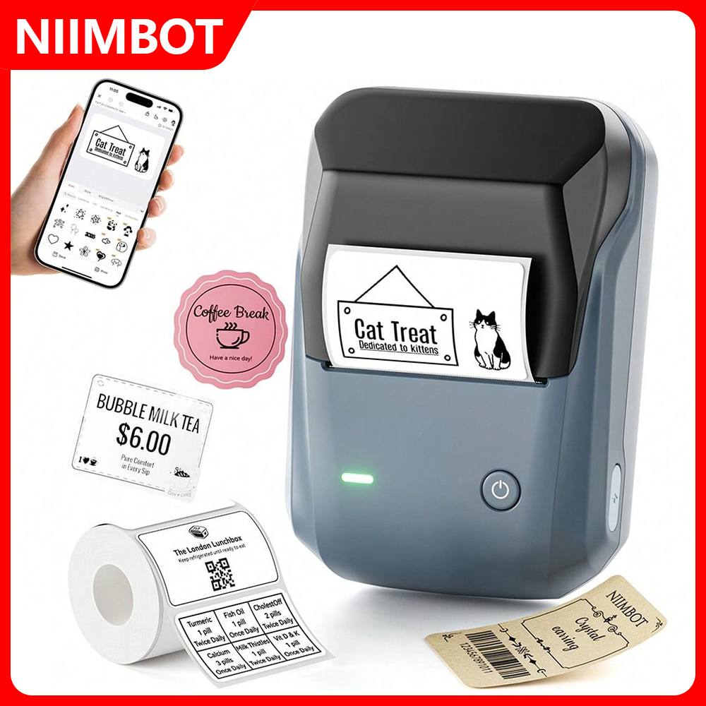 Commercial Printing Network - NIIMBOT B1 Portable Thermal Printer 2