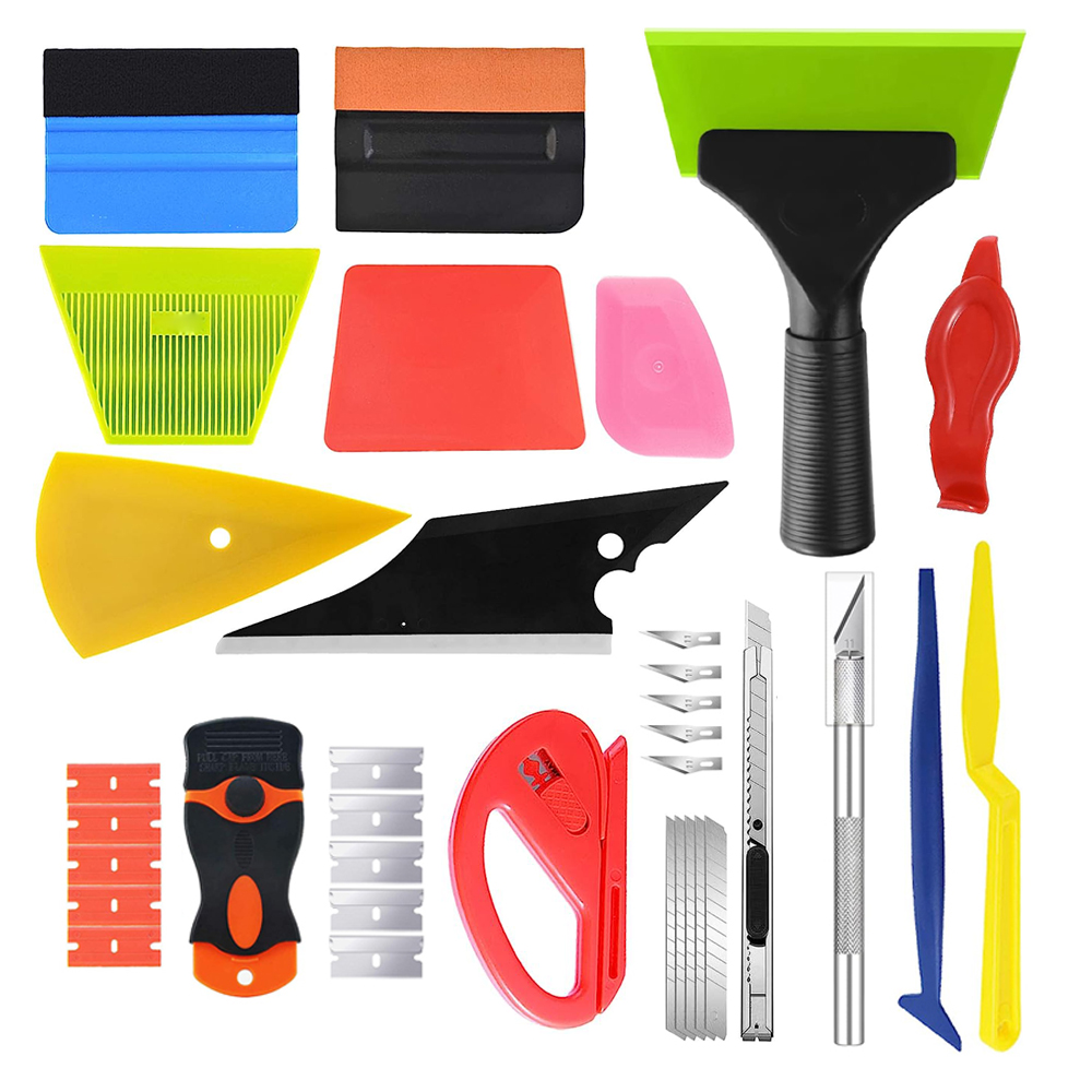 40Pcs Car Window Tint Kit Viny - Screen Printing Squeegee recension och pris