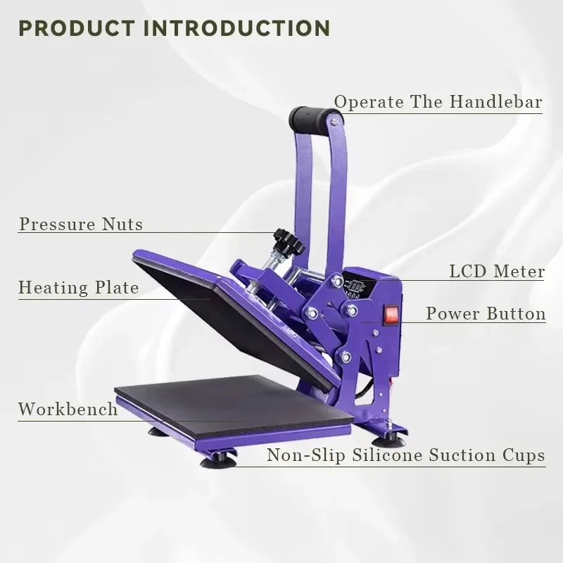 8-in-1 Heat Press Machine Supe - Commercial Grade Printing Press recension och pris