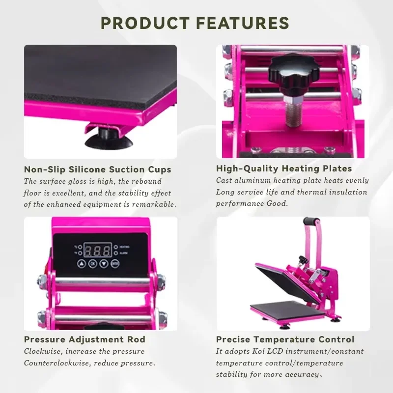 8-in-1 Heat Press Machine Supe - Commercial Grade Printing Press recension och pris