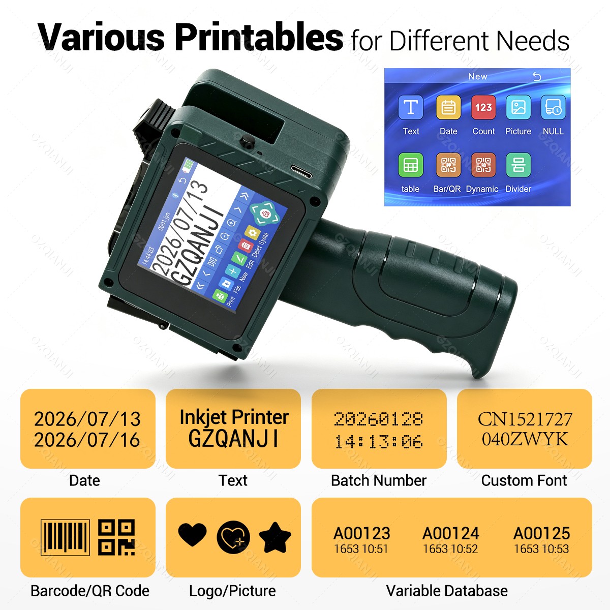 Bluetooth 12.7mm Mini Inkjet P - Commercial Printing Network recension och pris