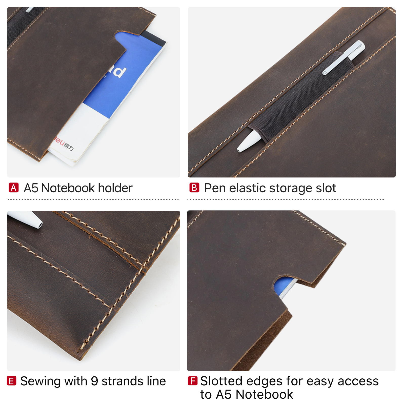 Genuine Leather Portable Book  - Commercial Printing Books recension och pris