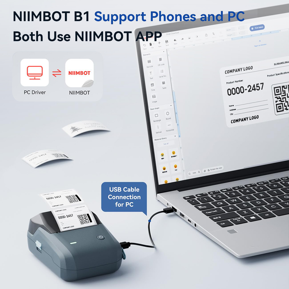 NIIMBOT B1 Portable Thermal Pr - Commercial Printing Network recension och pris