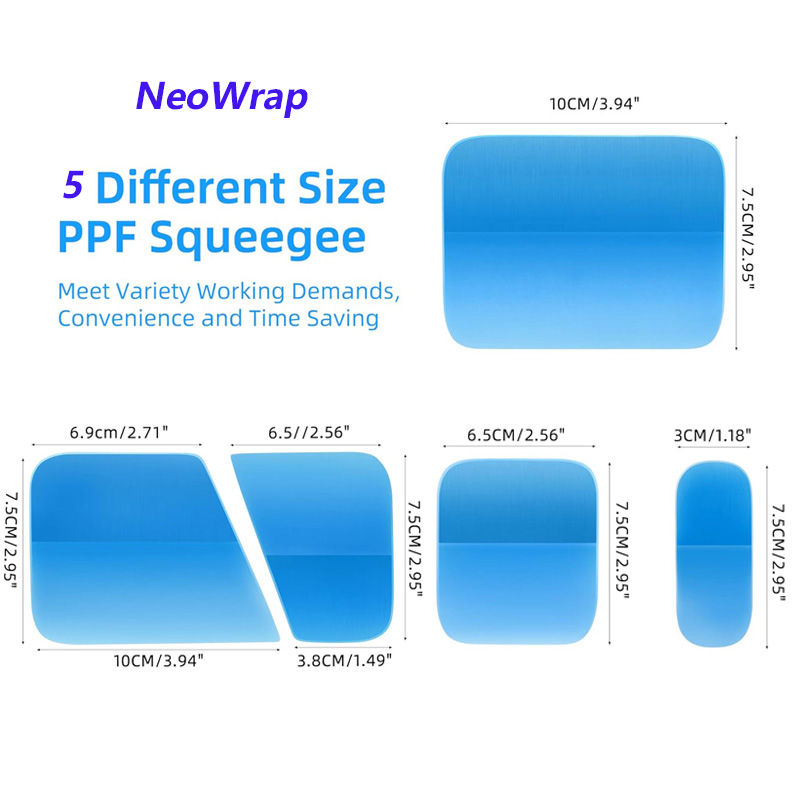 5 in 1 PPF Squeegee Anti-Scrat - Screen Printing Squeegee recension och pris