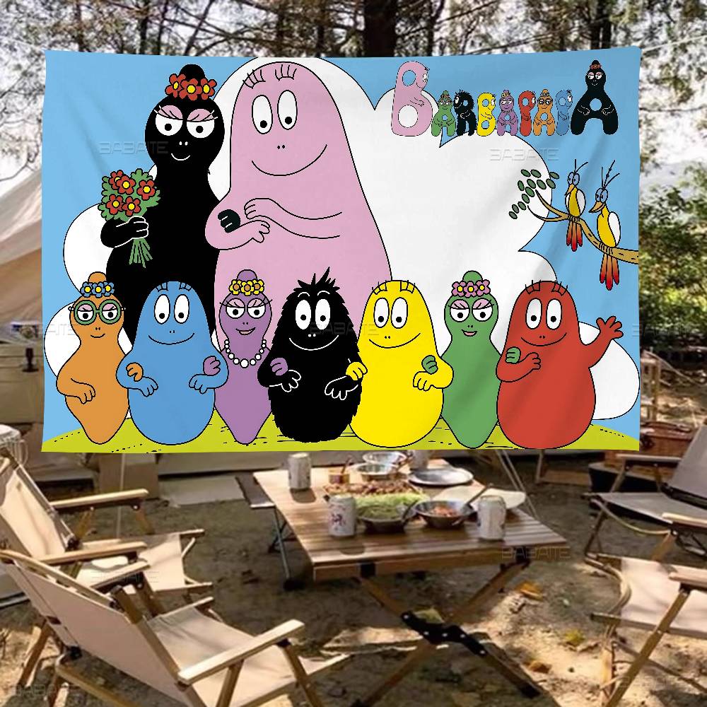 Cute Cartoon Les Barbapapa Fam - Commercial Banner Printing recension och pris